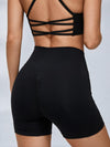 Cross Back Yoga Short Suit