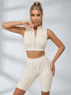 Stich Zipper Hot Short Suit