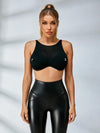 Leather Cross Back Tracksuit