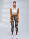Leopard Deep V Back Scrunch Bum Short Suit