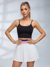 Contrast Color Quick Dry 2 in 1 Tennis Skirts