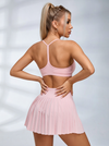 2 In 1 Pleated Skirt Short Suit
