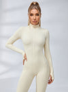Sexy Zipper Stitch Jumpsuit