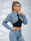 Feamle Denim Cropped Jacket