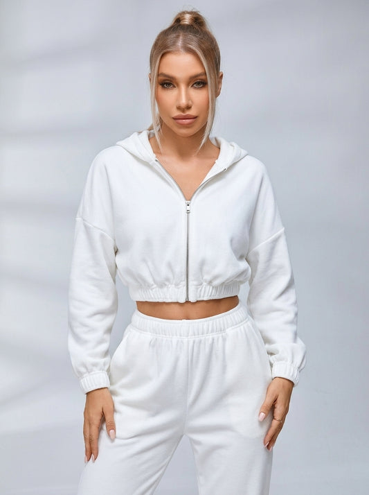 Coral Fleece Casual with Hat Tracksuit