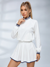 Half-Zip Windbreaker Tennis Set