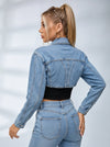 Feamle Denim Cropped Jacket