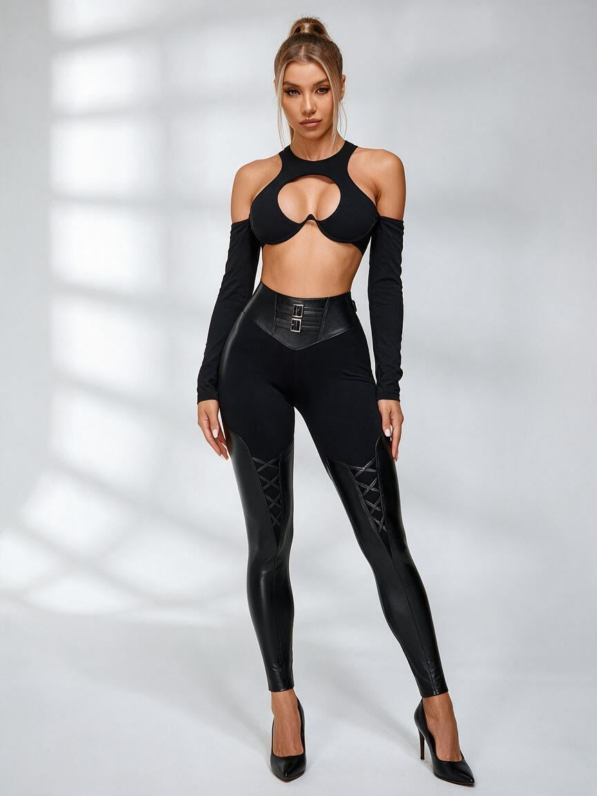 Super Hollow Out Breathable Yoga Long Sleeves