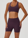 Big Heart Shape Cross Back Sports Bras