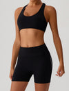 Big Heart Shape Cross Back Sports Bras