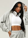 ZASUWA Female Zipper Pocket With Hat Jacket