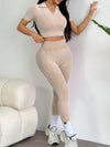 ZASUWA Female Denim Seamless Tracksuit