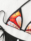 ZASUWA Female Butterfly Print Bikini Set