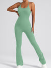 ZASUWA Female Cross Back Flare Jumpsuit