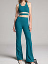 ZASUWA Female Sexy Hollow Out Push-up Flare Tracksuit