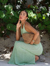 ZASUWA Female Sexy Fishnet Backless Cover-up Without Bikini