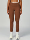 ZASUWA Female Contrast Color Stripe High-rise Flare Leggings