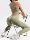 ZASUWA Female Denim Deep V Back Tracksuit