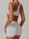 ZASUWA Female Contrast Color Stripes High-rise Leggings