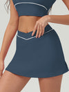 ZASUWA Female Stripes Cropped Short Sleeves