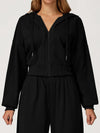 ZASUWA Female Pocket Casual Zipper Hoodie