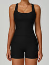ZASUWA Female Ribbed 3-Pieces Short Traksuit