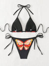 ZASUWA Female Butterfly Print Bikini Set
