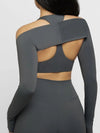 ZASUWA Female Super Twist Thumbhole Cropped Top