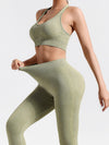 ZASUWA Female Denim Deep V Back Tracksuit