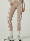 ZASUWA Female Contrast Color Stripes Zipper Jacket