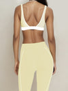 ZASUWA Female Contrast Color Stripes Cutout Pocket Short Traksuit
