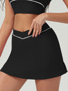 ZASUWA Female Stripes Cropped Short Sleeves