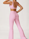 ZASUWA Female Backless Flare Tracksuit