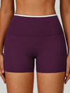 ZASUWA Female Contrast Color Stripe High-rise Flare Leggings