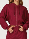 ZASUWA Female Pocket Casual Zipper Hoodie