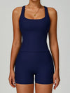 ZASUWA Female Ribbed 3-Pieces Short Traksuit