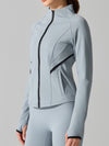 ZASUWA Female Fleece Zipper Thumbhole Jacket
