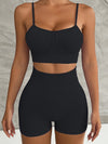 ZASUWA Female Ribbed Push-up Short Tracksuit