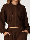 ZASUWA Female Pocket Casual Zipper Hoodie