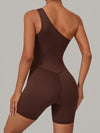 ZASUWA Female Solid Color Cutout Romper