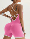 ZASUWA Female Contrast Color Cross Back Jumpsuit