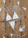 ZASUWA Female Sexy Flower Hand-knitted Bikini Set