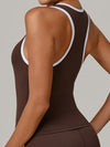 ZASUWA Female Contrast Color Stripe Tank