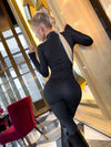 🖤ZASUWA Female Special Waist-tightening and Hip-lifting Curve Design Zipper Jumpsuit