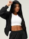 ZASUWA Female Zipper Pocket With Hat Jacket