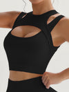 ZASUWA Female Sexy Hollow Out Ribbed Quick Dry Tank