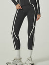 ZASUWA Female Contrast Color Stripes Zipper Jacket