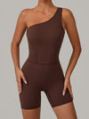 ZASUWA Female Solid Color Cutout Romper