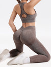 ZASUWA Female Denim Deep V Back Tracksuit