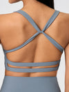 ZASUWA Female Cross Back Ribbed Sports Bras
